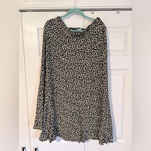 Daisy printed maxi skirt